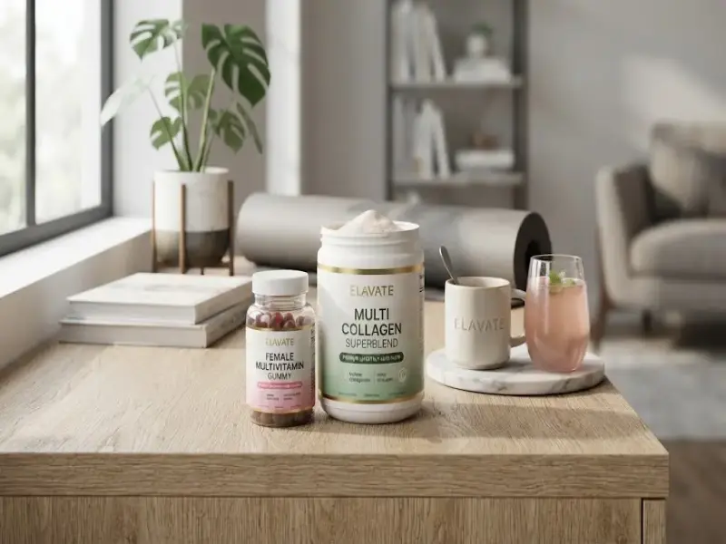 Elavate Collagen Peptides Capsules Beauty Blends and Wellness Bundles